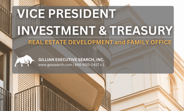 Vice President of Real Estate Finance and Treasury