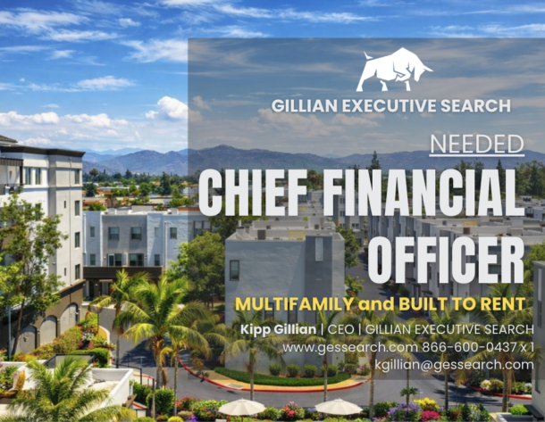 CFO Multifamily Development BTR Beverly Hills, Gillian Executive Search